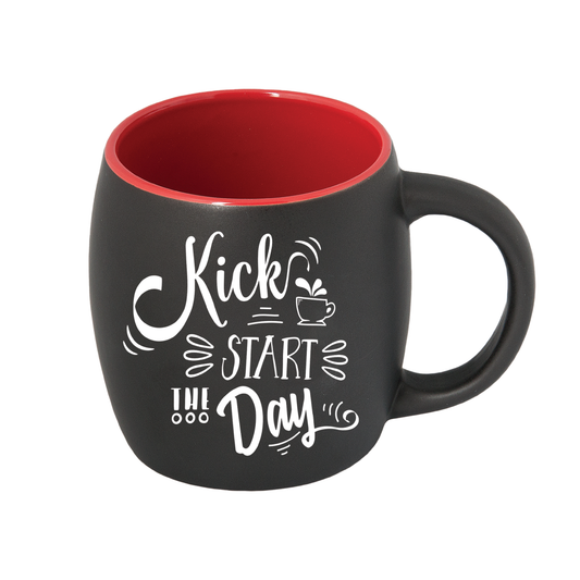 Kick Start The Day - 18oz Barrel Mug